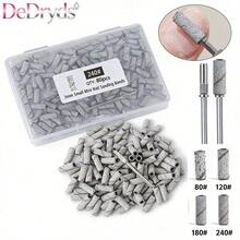 DeDryDS 80pcs White Sanding Bands, Suitable For Nail Drill, Upgraded Mini Nail File, Fits 3mm Drill Bit, 240 Grit, Used For Removing And Shaping Acrylic Nails, Gel Nails, Salon Use - Multicolor - View 7