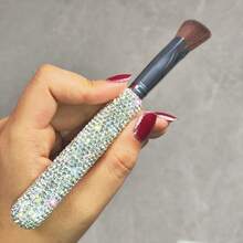 钻石镶嵌斜角轮廓高光刷，提亮泪沟刷，眼部遮瑕刷，无痕化妆刷 - 彩色 - 查看 3