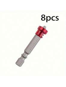 1-10 piezas Juego de Destornilladores Magnéticos | Mango Rojo Antideslizante Diseño Hexagonal | Puntas Magnéticas Fuertes Aptas para Herramientas Eléctricas | Herramienta Esencial para Electricistas Profesionales y Reparaciones Caseras DIY | Cabeza | Eficiente, Ahorra Trabajo, Fijación - Multicolor - Ver 18