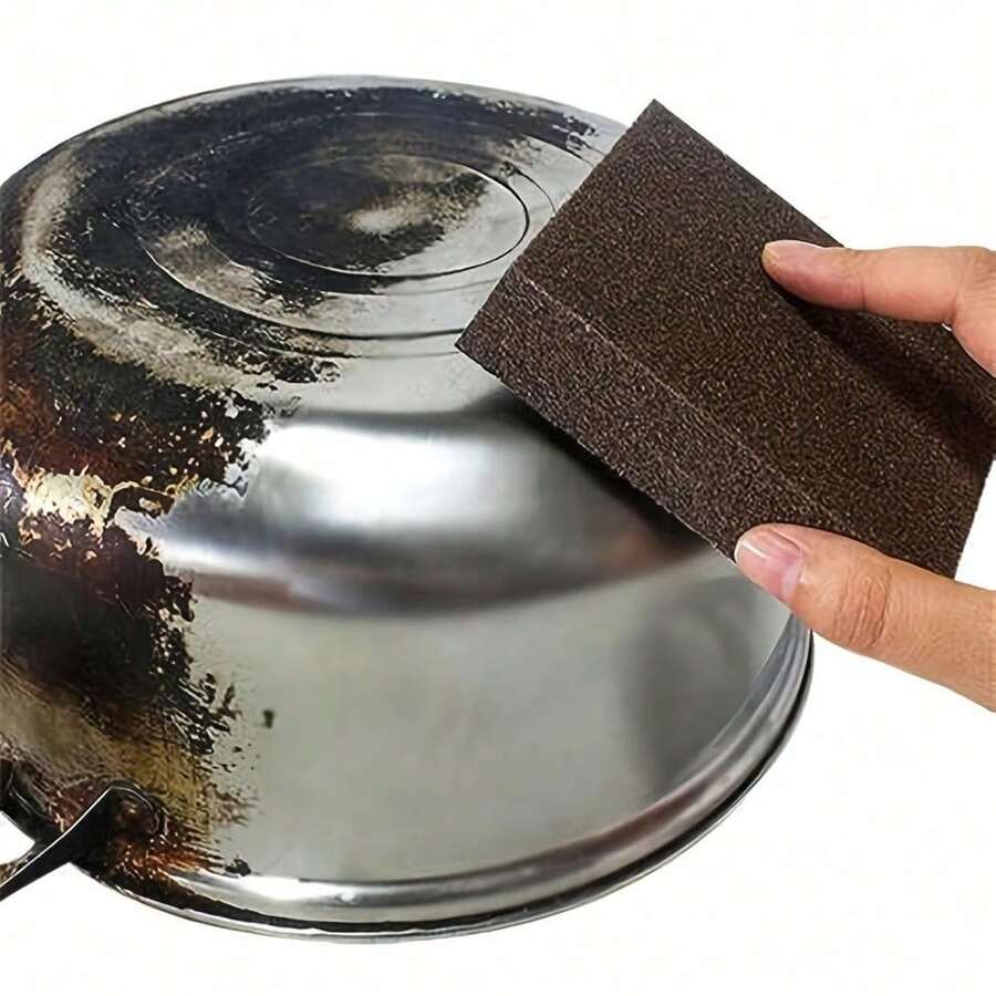 Diamond Sponge Cleaning Brush, Pot Bottom Cleaning Sponge, Rust Remover Sponge, Dish Sponge Block, Strong Degreaser, Cleaning Supplies, Cleaning Tools - Multicolor - View 1