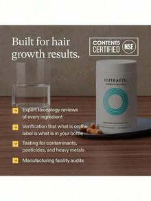 Women's Balance Hair Growth Supplements, For Ages 45+, Clinically Proven For Visibly Thicker Hair And Scalp Coverage, Dermatologist Recommended - 2 Month Supply, 2 Refill Pouches - 1 - 查看 7