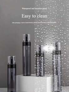 1/4pcs, 60ml-120ml Portable Lotion Refillable Bottle, Black Plastic Spray Bottle, Suitable For Outdoor Travel, Refillable Spray Bottle, Nano Mist Bottle, Makeup Refreshing Travel Refill, Portable Empty Bottle, Small Spray Bottle For Facial Mist - Black - View 7