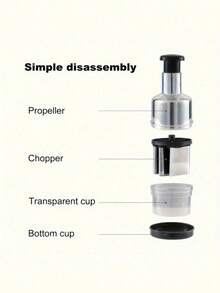 1个蒜蓉压榨器，不锈钢材质，可用于压榨大蒜、蔬菜、洋葱、坚果——经久耐用，易于使用，小巧便携，厨房小工具，蔬菜切片器，不锈钢结构，适用于厨房、派对和聚会。 - 彩色 - 查看 6