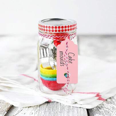 100pcs Red & Pink Hollow Heart Shaped Gift Tags, Blank Paper Tags, 4cm X 9cm, Wedding Gifts, Wedding Candy Favors, Gift Tags