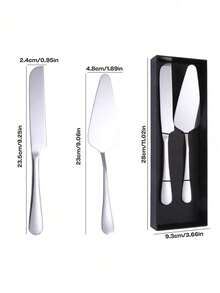 Juego personalizado de utensilios para cortar la tarta de boda, Juego personalizado de cuchillo para cortar la tarta de boda, Cuchillo para tarta de boda, Cubertería para postres de boda - Multicolor - Ver 6