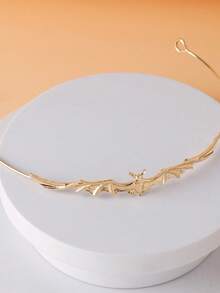 吸血蝙蝠金属头箍，万圣节头饰 - 彩色 - 查看 4