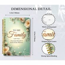 End-Of-Life Care Planning Handbook And Hospice Care Journal - Spiral-Bound Advance Medical Directive, Including Will Preparation And Adult Inheritance Planning (5.5x8.3 Inches) - Estate Planning Book - A - View 2