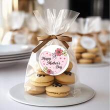 Custom Mother's Day Heart Pattern Sticker Design, Perfect For Mother's Day Gifts To Mothers Or Female Elders - Expressing Gratitude And Blessings Stickers, Wedding Stickers, Packaging Stickers, Envelope Stickers, Box Stickers, Bottle Cap Stickers, Gift Stickers, Souvenirs Stickers, Phone Stickers, Stationery Stickers - Mother's Day Stickers - View 10