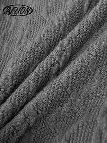 Cárdigan de botones de 2 en 1 con solapa de unicolor para mujer, abrigo exterior gris de moda retro, adecuado para uso casual, de negocios, salir con amigos, conciertos, clubes, bares - Gris - Ver 6