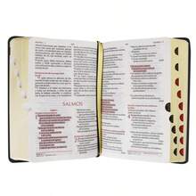 Biblia RVR60 Compacta, vinil negro, con índice, letra de 9 puntos - Libro único - Ver 3