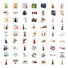 120pcs Violin Vinyl Stickers, Beautiful And Practical, Suitable For Scrapbooks, Diaries, Bumpers, Skateboards, Water Bottles, Helmets, Water Cups, Car Stickers, Etc. - Random - View 3