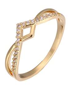 1pc Zirconia Ring, Unique Design Elegant Everyday Wear Knuckle Ring For Women - Ring - View 2