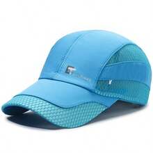 1 pieza Gorra de béisbol de malla transpirable y ligera, sombrero casual de secado rápido para exteriores, adecuado para primavera, verano y otoño, playa, vacaciones - A - Ver 8