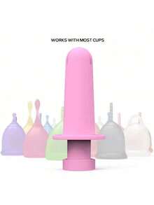 1/3pcs Menstrual Cup Insertion Tool, Reusable Applicator For Easy Menstrual Cup Insertion, Suitable For Most Menstrual Cups - View 9