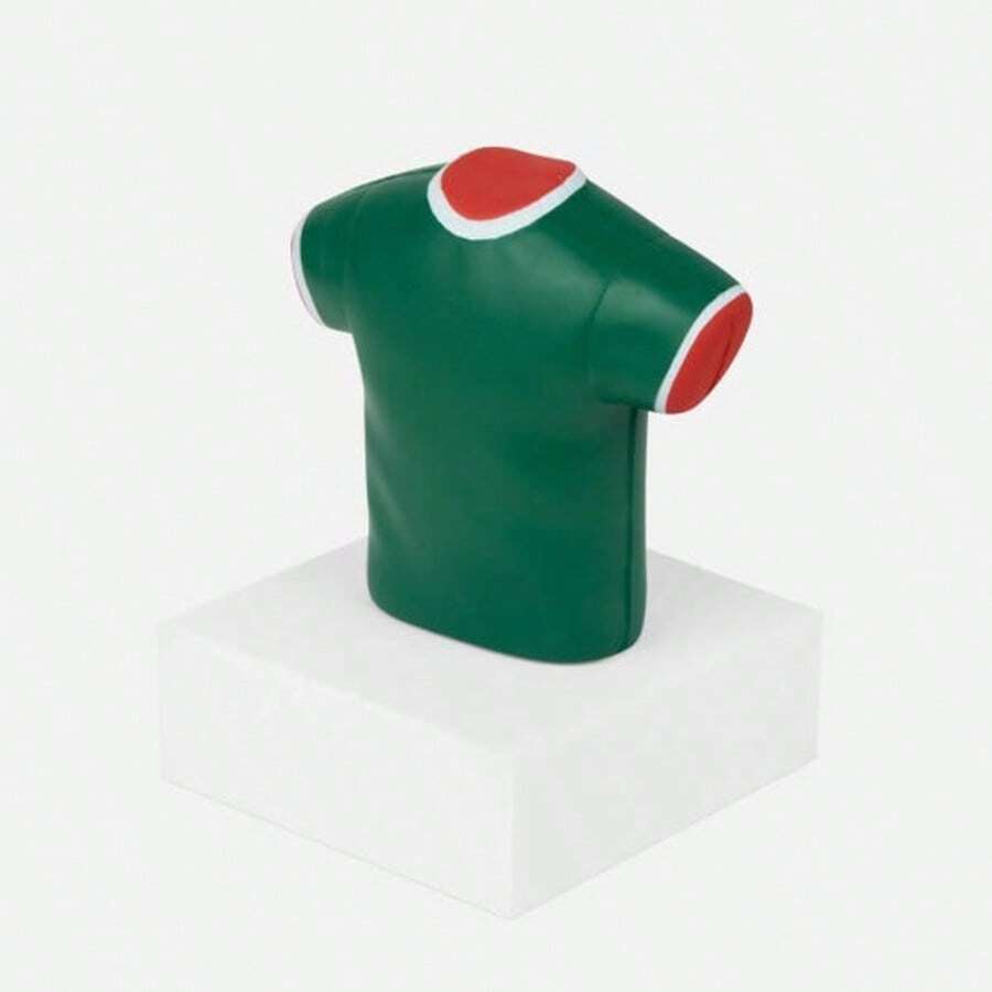 Set de 30 Antiestrés Camiseta Selección México - Figura de Jersey de Fútbol para Fanáticos, Juguete Relajante Mundial 2026, Accesorio de Animación Mexicana (8x9cm) - Verde - Ver 1