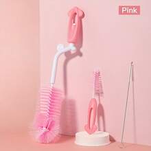 3pcs/Set 360° Rotating Feeding Milk Bottle Brush Set - Multicolor - View 5
