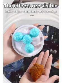 6/3 piezas Bolas reutilizables quitapelusas para lavadora, atrapapelusas y cuidado suave de la tela, colector de pelusas de larga duración - Varios estilos - Ver 7