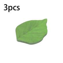 1/3包创意绿叶形可移除便签本，每本50张，适合桌面收纳和装饰——可用于提醒、笔记、主题日记、涂鸦、幸运符、回忆、秘密、办公用品、返校用品等等。 - 彩色 - 查看 11