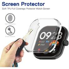 Watch 4 Case, Smartwatch Case, Screen Protector Cover (2 Pieces) (Black+Transparent), 42530870 - Multicolor - View 5