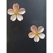 1pcs Pink Sakura Blossom Clips, Refrigerator Magnets, Creative Decorative Magnets, Suitable For Kitchen, Office And Home Decor, Fun Fridge Decoration, Can Be Used As Clips - Multicolor - View 8