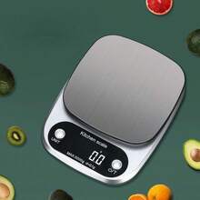 1个高精度不锈钢电子厨房秤，电子秤，精准烘焙家用小秤，食品秤，药品秤，咖啡秤，邮政秤，厨房用品，烘焙工具 - 銀色 - 查看 13