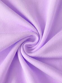 大码女式休闲日常通勤时尚街头卡通字母棋盘格印花宽松T恤，适合夏季度假、海滩、节日、春季、情人节、狂欢节、母亲节礼物；适合日常穿着、外出、节日、海滩、派对、生日、聚会、学校、音乐节、女士夏季服装、女士节日服装 - 淡紫色 - 查看 5