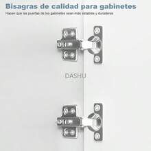 Mueble Superior de Cocina, Alacena Gabinete Superior de Cocina - Blanco (3 Puertas Beige) - 3 Puertas Beige - Ver 6