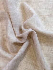 1pc Minimalist Solid Color Tasseled Triangular Scarf, Casual & Vacation, Beach, Holiday, Travel Essential - Khaki - View 3