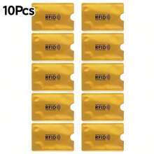 5/10pcs RFID Blocking Card Sleeves - Anti-Theft, NFC Blocking ID And Credit Card Protector - Multicolor - View 15