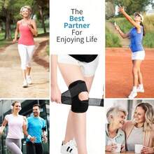 Spring-Supported Fixed Leg Guard, Suitable For Running, Walking, Ball Games And Other Sports, Can Be Worn Inside Comfortable And Elastic Knee Pads - Black - View 3