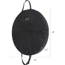 Túi đựng trang phục múa ba lê gấp gọn 40 inch, có khóa kéo, dùng để cất giữ váy múa ba lê. - màu đen - Xem 10