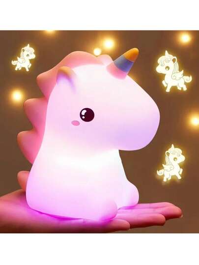 Cute Lying Bear LED Night Light, Adorable Panda Desk Lamp, Desktop Decor, Charming Panda Lamp, USB Rechargeable With USB Cable, Perfect Fun Gift For Party And Easter