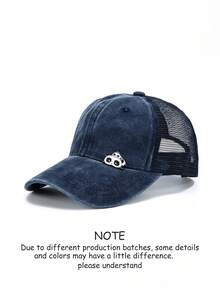 1pc Letter Slogan Street Style Embroidery Print UV Protection Sports Baseball Cap, Unisex Casual Everyday Wear - B - View 17