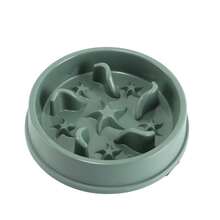Anti-Gulping Pet Bowl, Non-Slip Interactive Puzzle Bowl, Suitable For Fast-Eating Dogs & Cats, Prevents Bloating & Choking, Fits Small & Medium Pets - 300ml - View 3