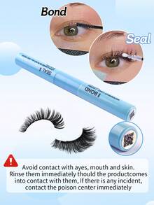 544pcs Clusters D Curl 80D+100D Individual Eyelashes Extensions Kit With Adhesive, Tweezers And Tools For Beginners And Professionals, Soft And Natural Looking Wispy Lash Extensions Set, DIY At Home Segmented Lashes - Multicolor - View 7