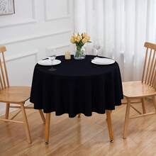 Khăn trải bàn tròn 120 inch, không đường may - 1 chiếc - Chống bám bẩn và có thể giặt, vải polyester, không phai màu, không rách, khăn trải bàn trang trí phù hợp cho đám cưới, tiệc tùng, tiệc chiêu đãi, các dịp trang trọng. - Nhiều màu - Xem 27