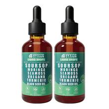 Vyxion Soursop Seamoss Moringa Oregano Turmeric Black Seed Oil – Liquid Drops. Women's Health. - 1 Pack - 查看 9