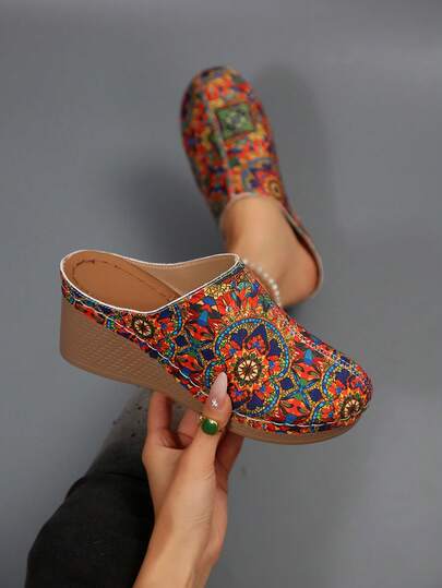 Zapatos de cuña con plataforma para mujer, zapatos cómodos para damas, calzado de primavera y verano