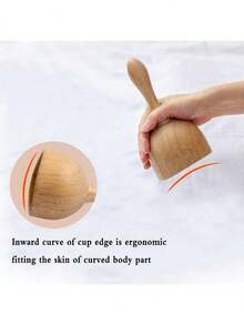 1/2/3pcs Wooden Massage Tool Set, Wooden Massage Kit, Manual Massage Tools For Legs, Waist, Shoulders, Arms, Back, Full Body Massage, Wooden Massage Roller, Home And Office Use - Apricot - View 2