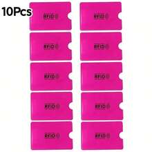 5/10pcs RFID Blocking Card Sleeves - Anti-Theft, NFC Blocking ID And Credit Card Protector - Multicolor - View 16