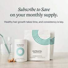Women's Balance Hair Growth Supplements, Ages 45 And Up, Clinically Proven For Visibly Thicker Hair And Scalp Coverage In 3-6 Months, Dermatologist Recommended - 1 Month Supply Refill Pouch - 1 - 查看 6