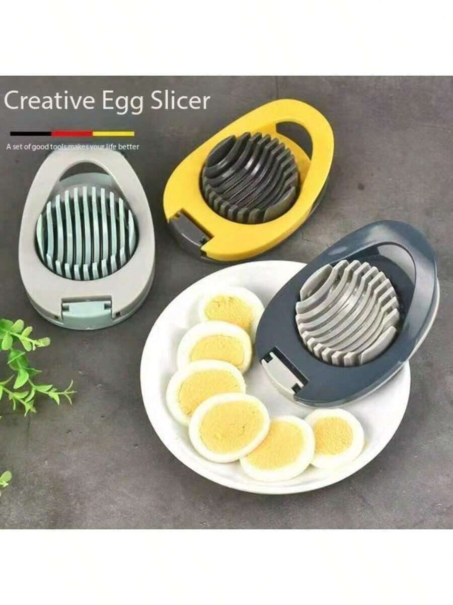 304 Stainless Steel Egg Slicer, Fruit Cutter, Egg Divider - Multicolor - View 1
