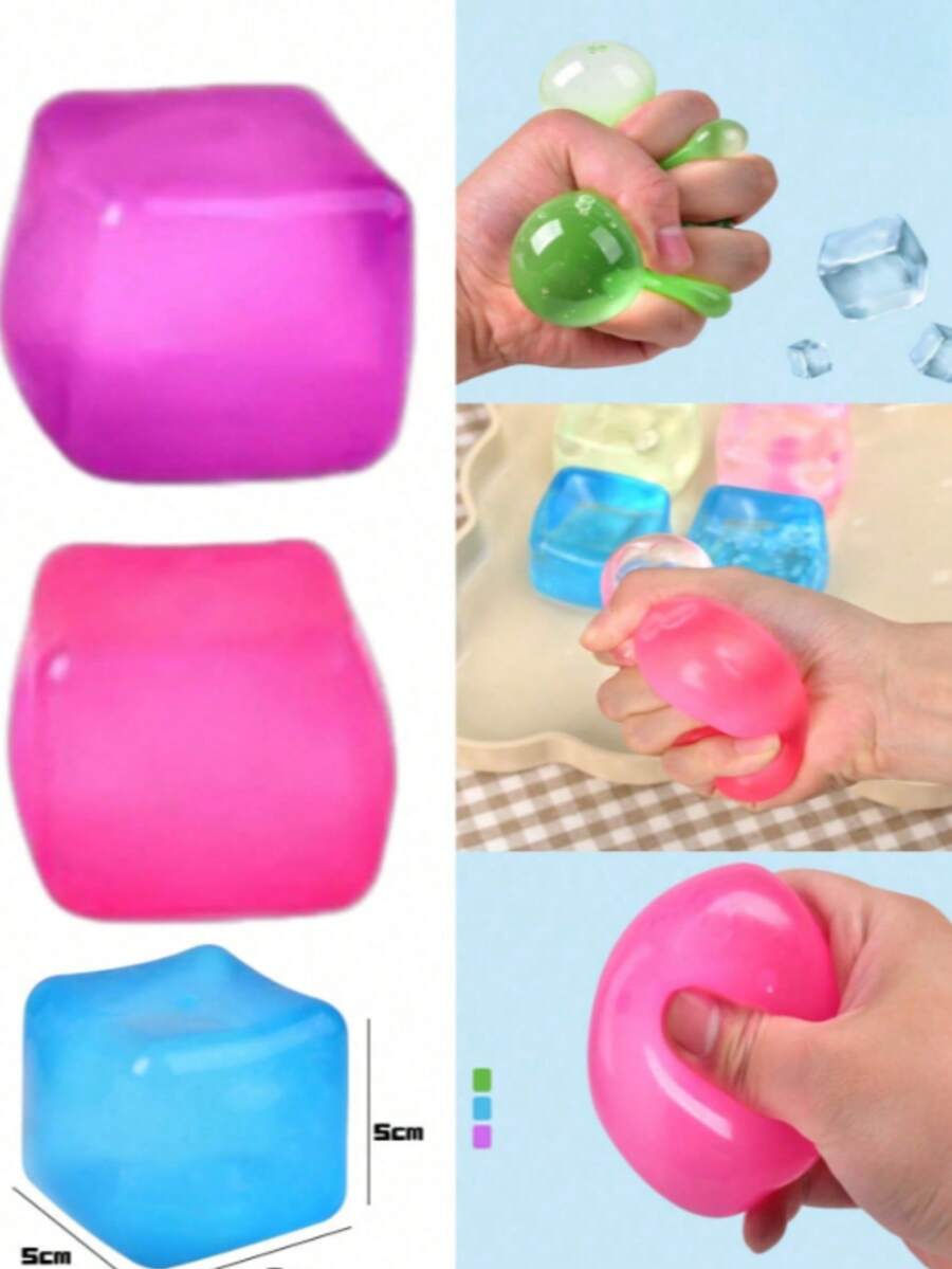Schylling Nice Cube - 高触感感官挤压玩具 - - 彩色 - 查看 1