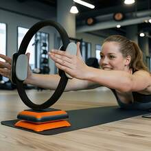 1 chiếc vòng tập thể dục đơn sắc, vòng Pilates, vòng tập yoga, thích hợp cho yoga và Pilates, phụ kiện yoga, lý tưởng cho việc tập luyện tại nhà, có thể được sử dụng để kéo giãn cơ thể và nhanh chóng tăng cường sức mạnh. - Nhiều màu - Xem 8