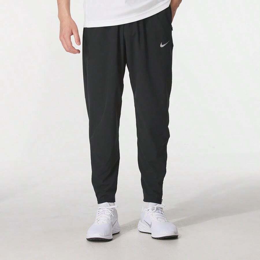 Nike Quần dài ống đứng dệt kim AS DF STRIDE WVN, dành cho nam, thích hợp cho hoạt động thể thao và tập luyện, mã sản phẩm HV4545-010. - Đen/Bạc - Xem 1