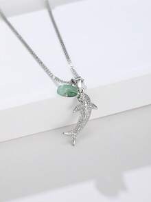 1件女士时尚沙滩海洋主题个性化鲨鱼吊坠项链，是婚礼、订婚、派对的理想礼物 - 項鍊 - 查看 9