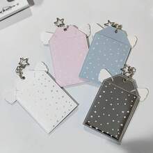 1 chiếc ví đựng thẻ hình cánh thiên thần hoạt hình dễ thương, ví đựng thẻ hình ngôi sao rỗng, ví đựng thẻ học sinh/thẻ ảnh. - Ví đựng thẻ hình cánh thiên thần - Xem 3