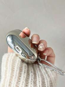 Electroplated Protective Case Compatible With Apple 1/2, Soft TPU Protective Cover For AirPods Pro 3, 4 - Bạc - Xem 7