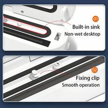 Máy hút chân không thực phẩm lực hút mạnh 60KPa, chế độ kép khô & ướt, niêm phong nhanh 22 giây, dải niêm phong rộng 11 inch, bao gồm 10 túi niêm phong, máy hút chân không tự động nhỏ gọn, quà tặng Giáng sinh. - trắng - Xem 9