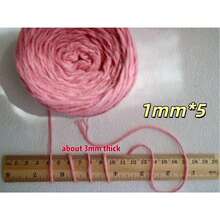 50g cuộn len Nogiogi Iceland, thích hợp cho khăn quàng cổ, quần áo, mũ và các sản phẩm đan móc có độ dày trung bình. - Nhiều màu - Xem 3